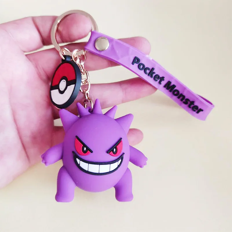 Аниме Покемон фигурка брелок смола подвеска Jigglypuff Psyduck Пикачу марилл кукла Togepi