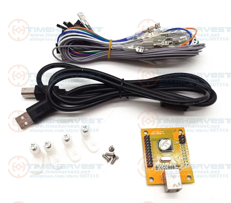 USB кодировщик для ПК/P 3 mame с проводами|Игры монетами| |