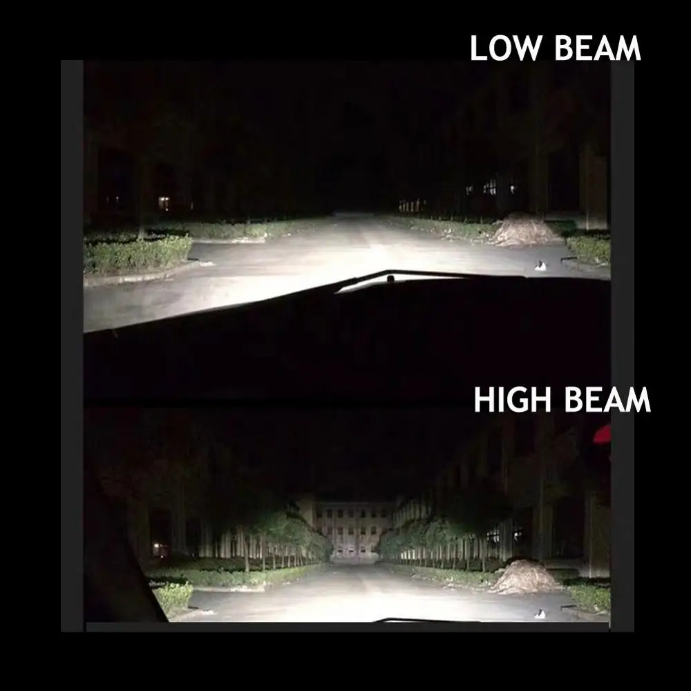 YOTONLIGHT 2 предмета супер светодиодный H4 лампа 55 Вт 15000lm мини светодиодные лампы для передних фар светодионая лампа h4 Автомобильные фары для мотоцикла зэс 6500 к белый свет 12 В