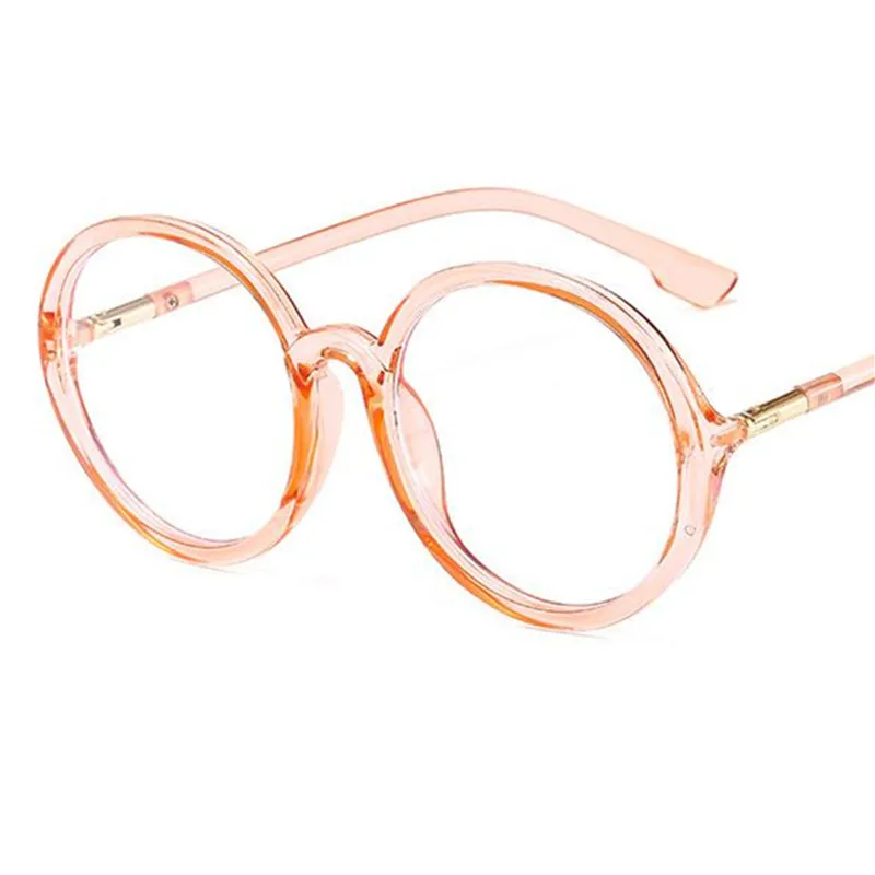 10P Fashion Anti-Blue Glasses Women & Men Optical Eyewear Round Frame Spectacles Anti-UV Spectacles Eyeglasses