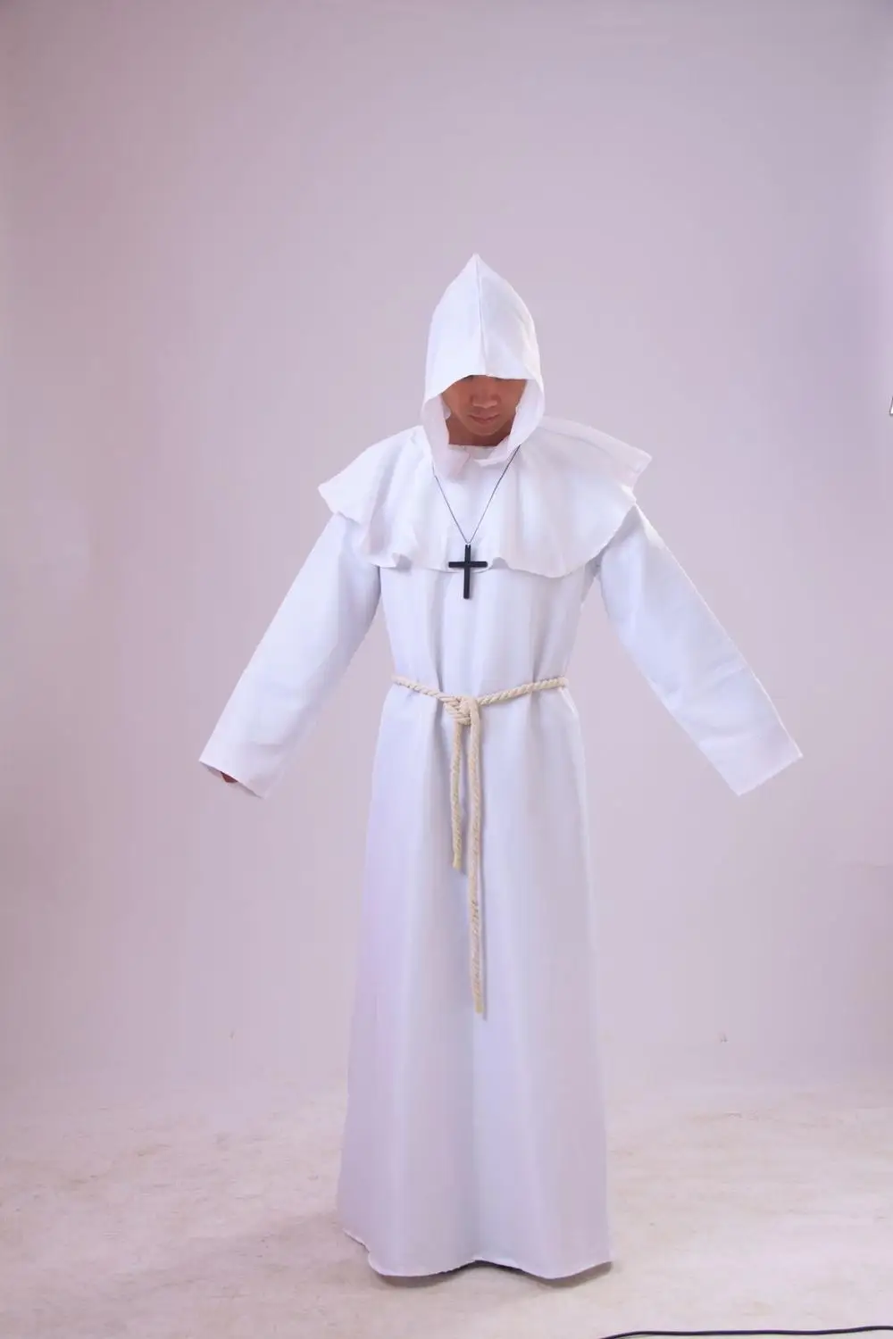 Костюм для косплея на Хэллоуин священный халат волшебник средневековый монах
