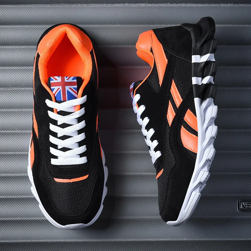 

Fashion New Men Blade Sneakers Outdoor Walking Footwear Man Breathable Mesh Flats Shoes Lace Up Casual Sneakers Sapato Masculino