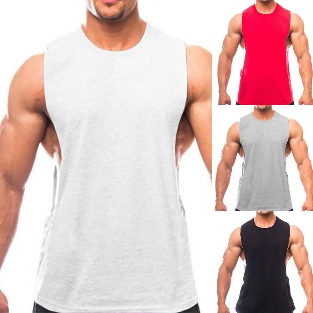 

Newest Plain Tanks Top 2021 Men Bodybuilding singlet Gyms Stringer Sleeveless Shirt Blank Fitness Clothing Sportwear Muscle Vest