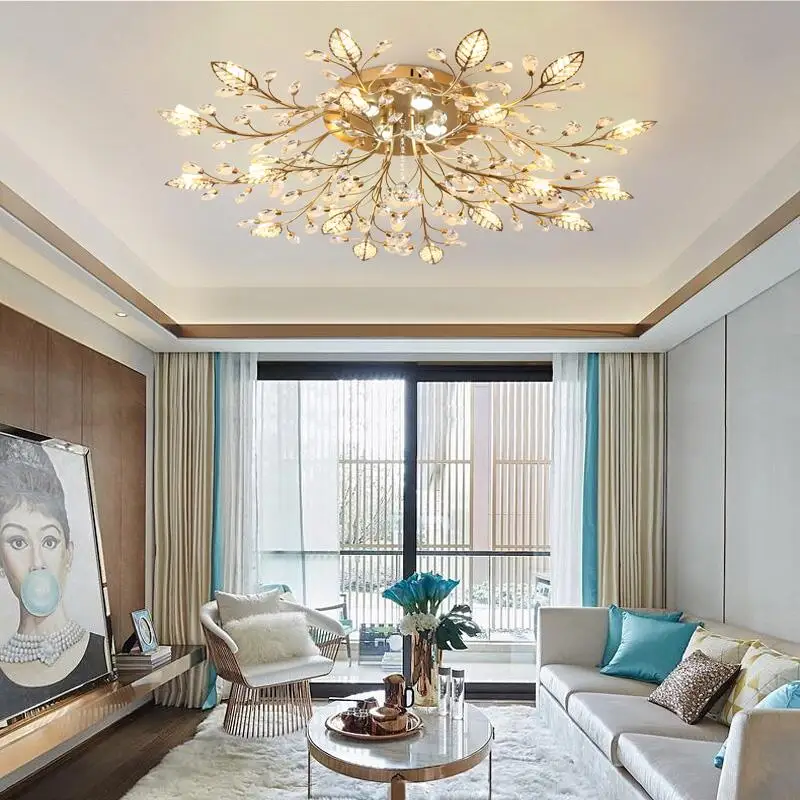 Новый товар модная люстра светодиодный хрустальный светильник современные