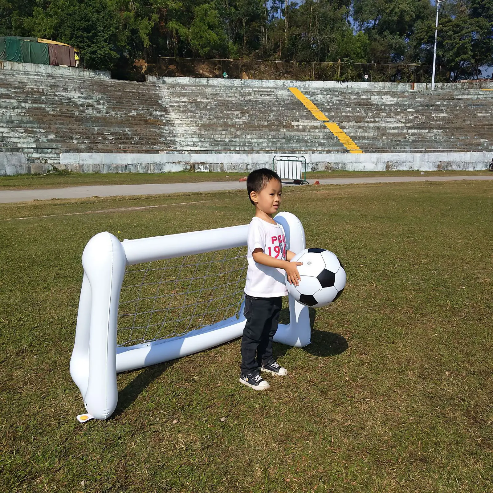 

Inflatable Football Gate for Children Adult Family Team Game Outdoor Toys Beach Lawn Fun Plaything Soccer ball Sport