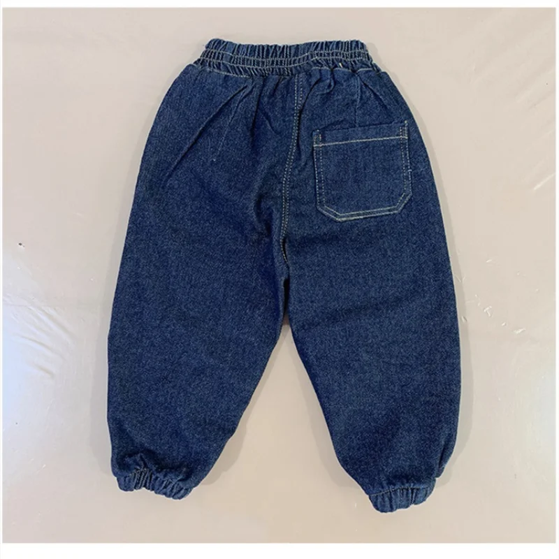 

Send Bear Spring Autumn PU Trousers Jean Long Pants For Girls Boys Sport Children Kids Clothing Teenagers High Quality