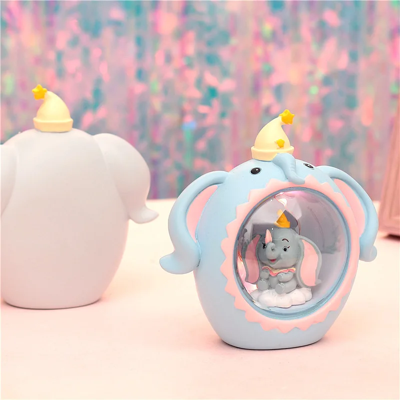 Dumbo ночник смолы фигурки#2351 украшения дома игрушки коллекционная игрушка подарок на день рождения детей