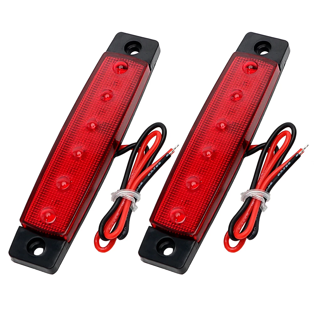 

1 Pair Truck Turn Indicators Brake Lamps Car Turn Signal Lights 12 SMD LED External Light Source 12V Auto Lights