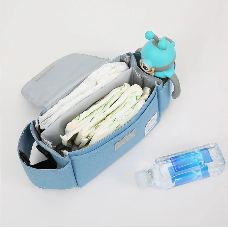 

Universal Baby Stroller Organizer Mummy Diaper Bag Multifunction Mummy Bag Baby Carriage Pram Cup Holder Diaper Bag