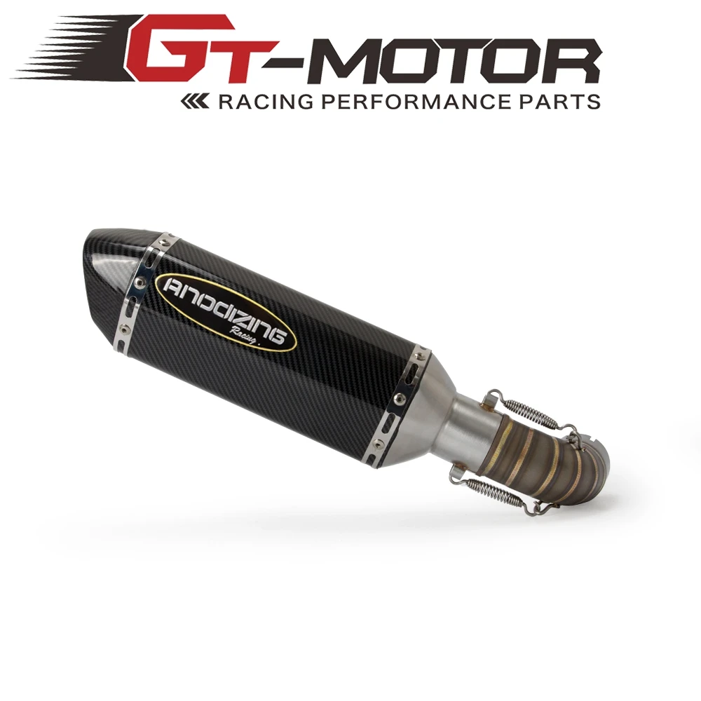 

Motorcycle Exhaust System Slip-On Middle Pipe Link Exhaust Muffler Slip On For CB1000R CB 1000 R 2008 2009 2010 2011-2016