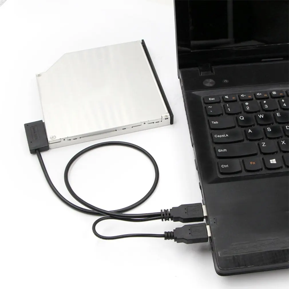 Кабель-переходник с USB 2 0 на Mini Sata II 7 + 6 13Pin для ноутбука DVD / CD ROM | Компьютеры и офис