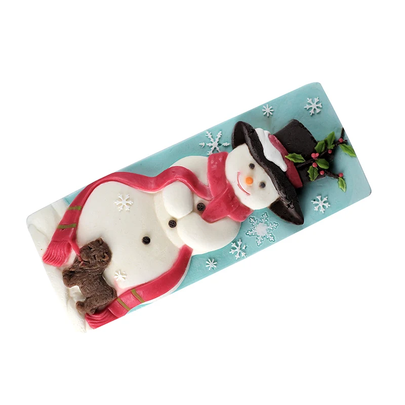 

Christmas Silicone Mold Snowman Mousse Cake Mould