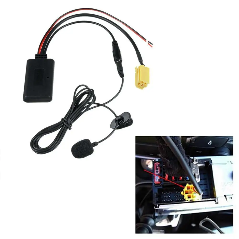 

Подходит для Alpha Lancia /451 AUX IN Bluetooth музыка Bluetooth Автомобильный Bluetooth + микрофон аудио разъем для телефона беспроводной адаптер J2V3