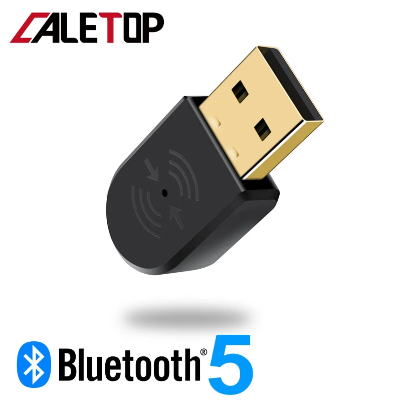 CALETOP 2 в 1 Bluetooth 5 0 приемник передатчик адаптер с микрофоном Handsfree Мини для