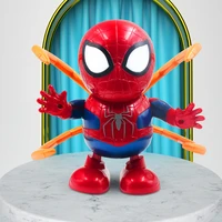 original disney dancing iron man spider man hulk figures action music shiny electronic marvel superhero kids girls birthday toys