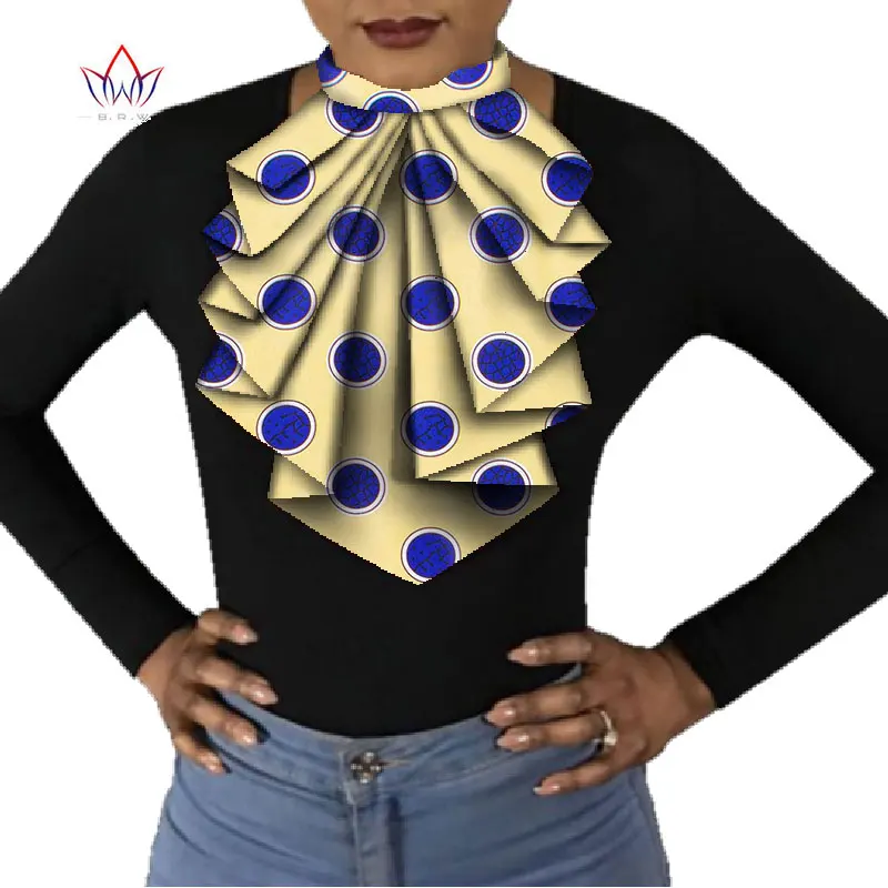 Новинка 2021 Африканский накладной воротник и бант красочные съемные воротники