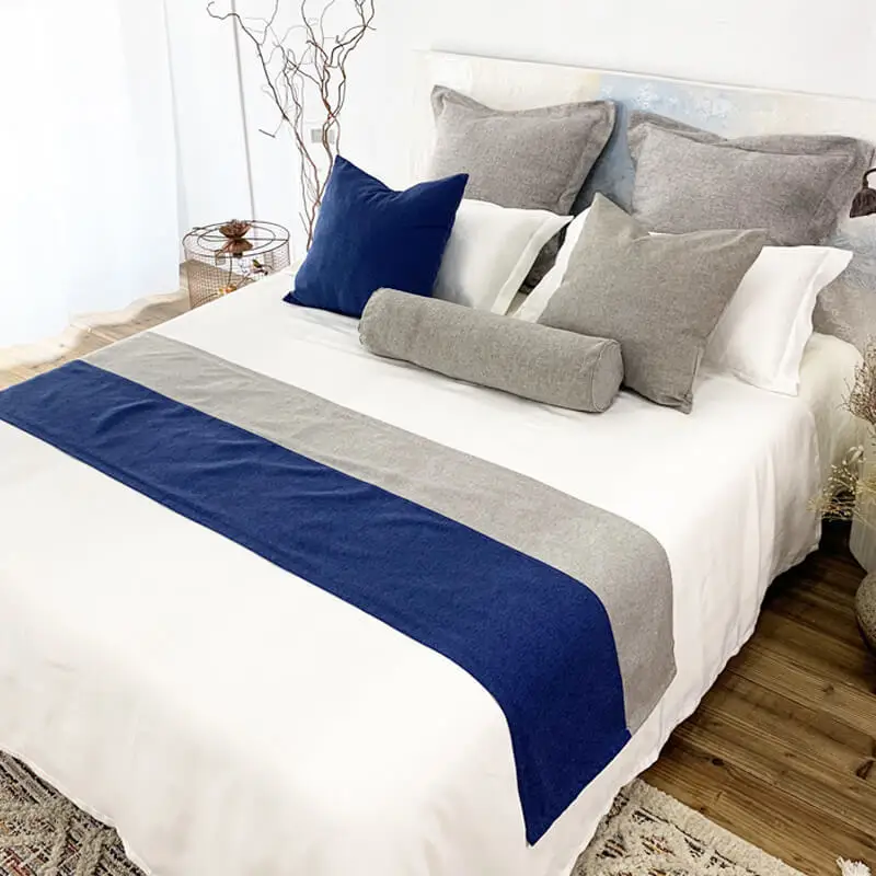 Защитный чехол для кровати защитный спальни отеля мотеля декоративный шарф