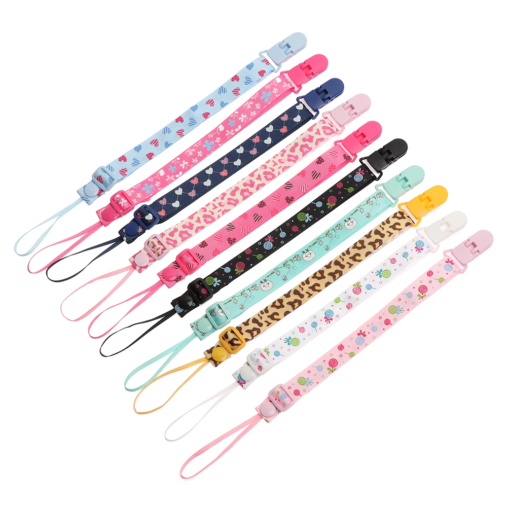 Детская Соска пустышка с цепочкой 1 шт. мультяшная лента пояс соска Прорезыватель