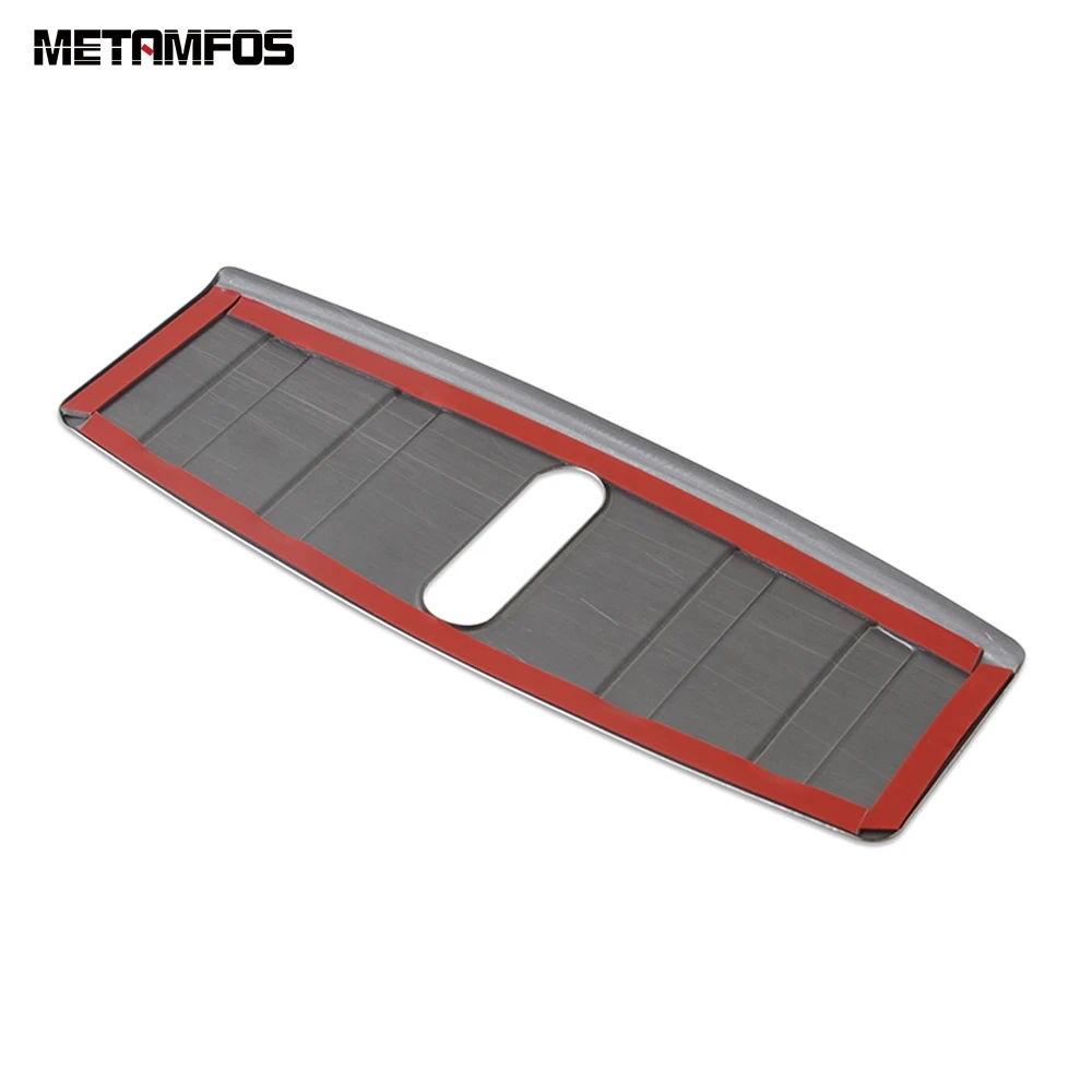 Передняя панель из нержавеющей стали для Tesla Model 3 2018 2021 внутренняя бампер