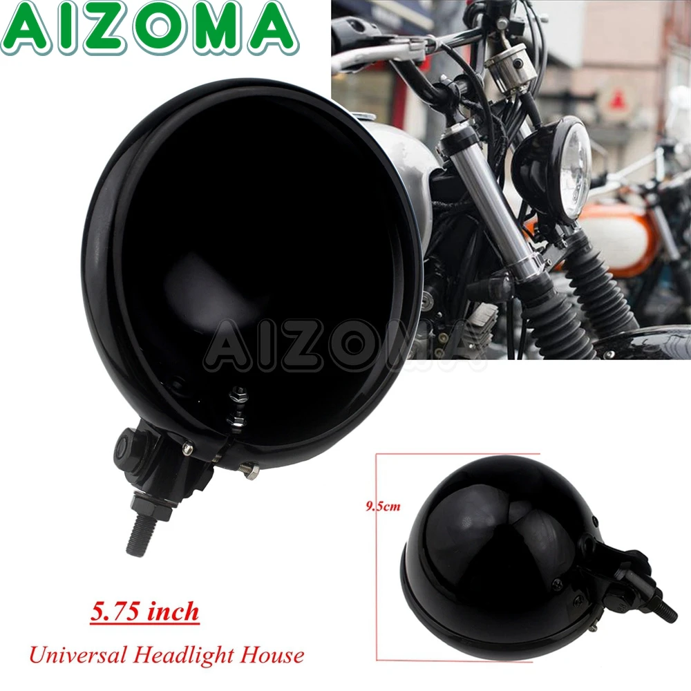 Налобный фонарь для мотоцикла светодиодный 5 75 дюйма Harley Honda Suzuki Yamaha Sportster 883 Dyna FXD