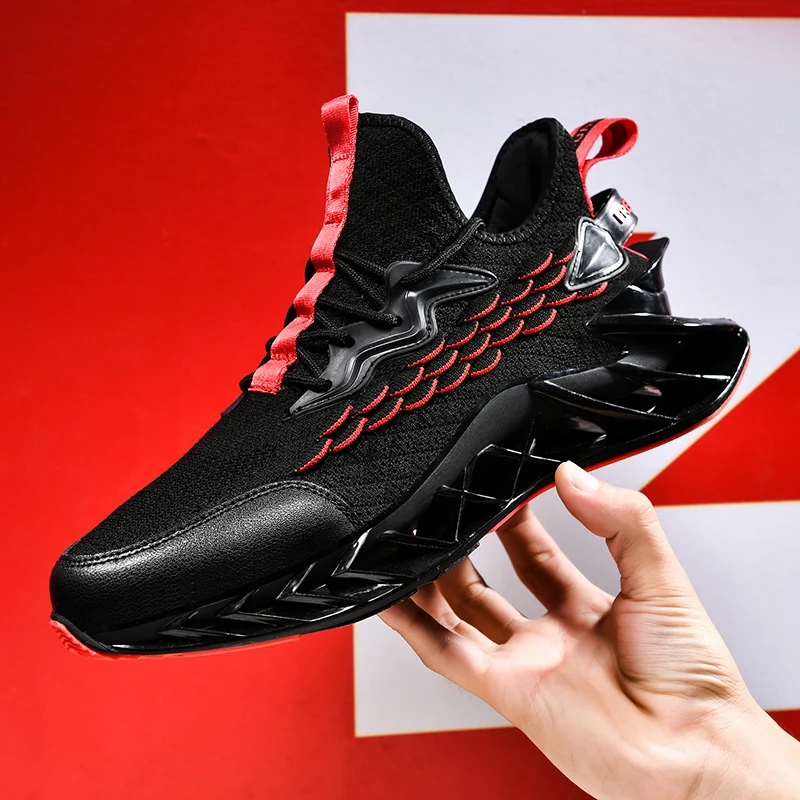 

Running Shoes Men Running Shoes New Design Light Weight Men's Blade Sneakers Breathable Shock Absorption Jogging Shoes Gym Shoes