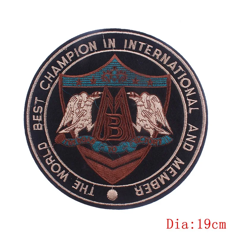 Pulaqi ACDC рок группа патч на одежду большая спина вышитые патчи для одежды хиппи нашивка в стиле панк логотип значок аппликация полосы - Цвет: CZ-DB0531CT
