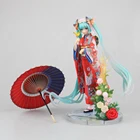 23 см новая японская аниме модель Hatsune Miku кимоно Hatsune экшн-фигурка из ПВХ кукла декоративная игрушка изысканные коробки подарок для детей