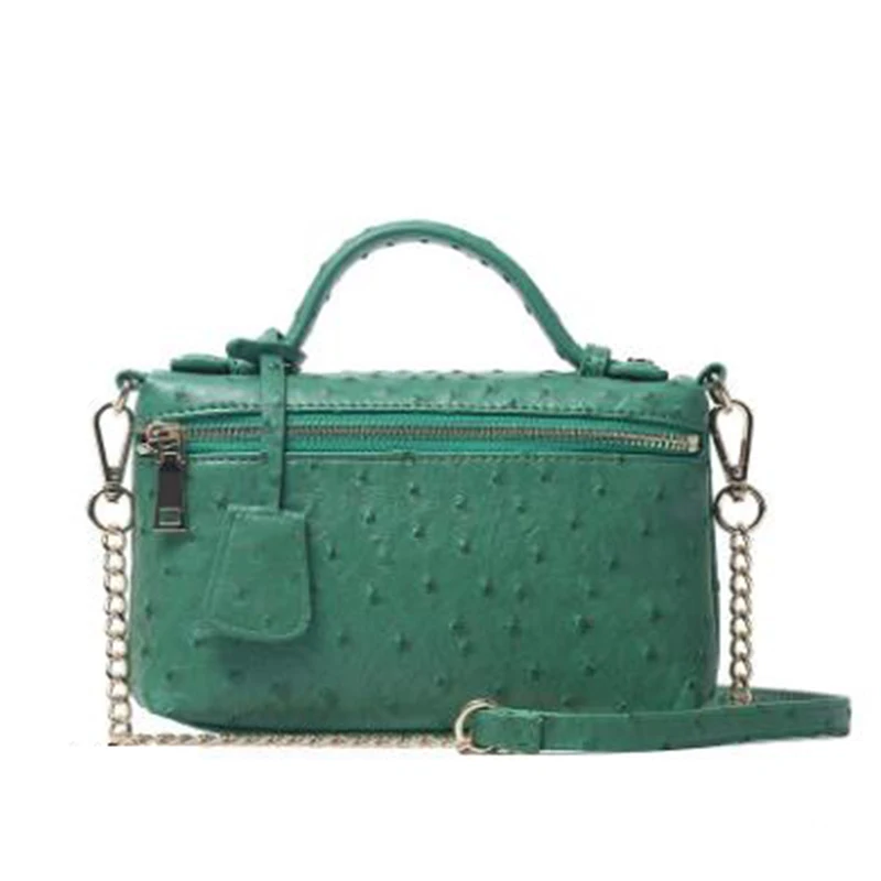 HIGHREAL новый индивидуальный дизайн с страусиным узором Сумки из натуральной кожи