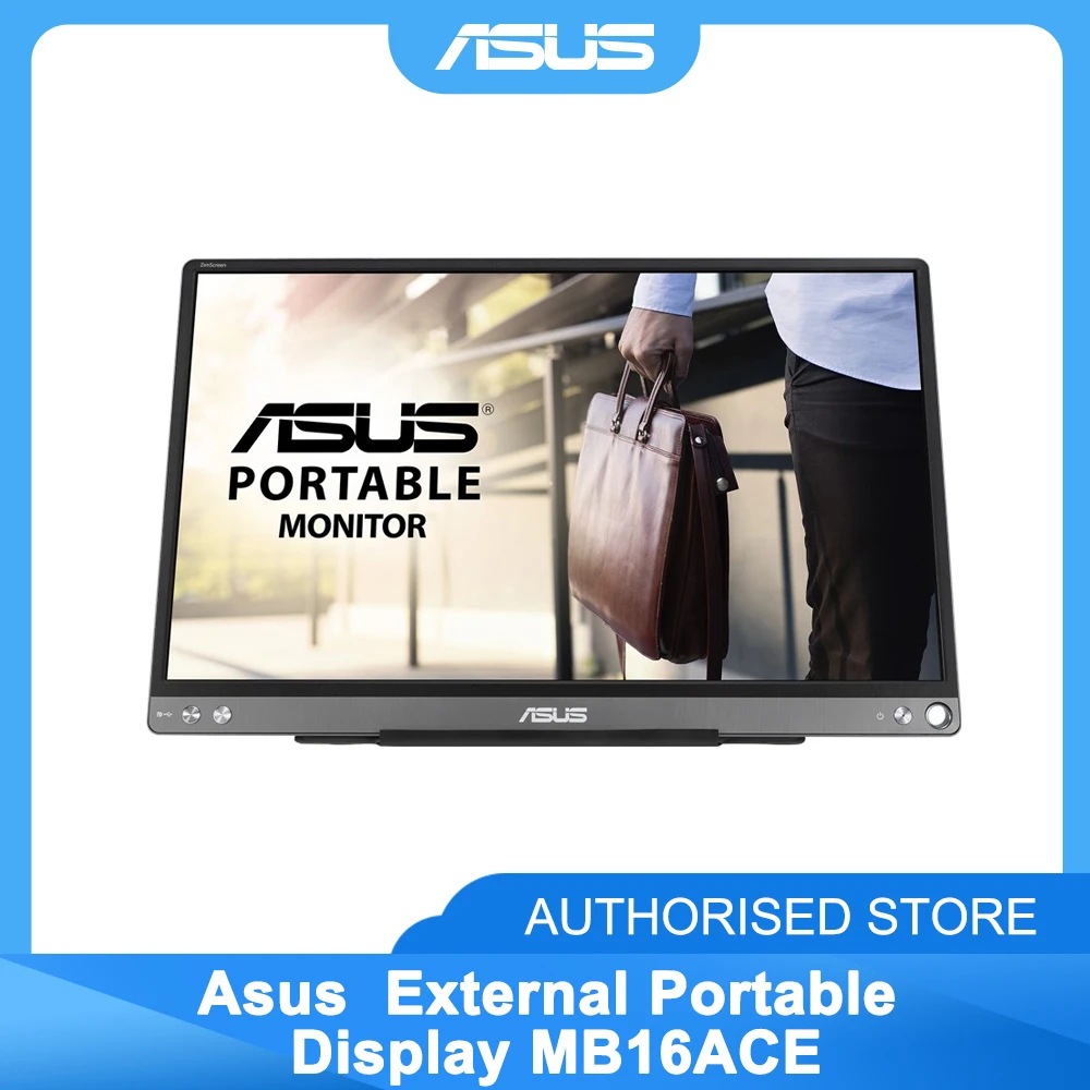 Оригинальный Настольный Ноутбук Asus MB16ACE 1080P USB ЖК дисплей внешний портативный для