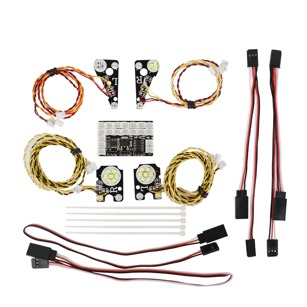 

Передние и задние светодиодные фары на радиоуправлении, лампа для Traxxas TRX-4 TRX4 Defender 1/10, Радиоуправляемый гусеничный автомобиль