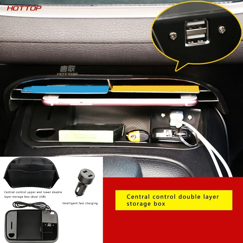 

For Toyota Corolla 2019 2020 Modified Central Control Instrument Panel Storage Box Interior Armrest Box Storage