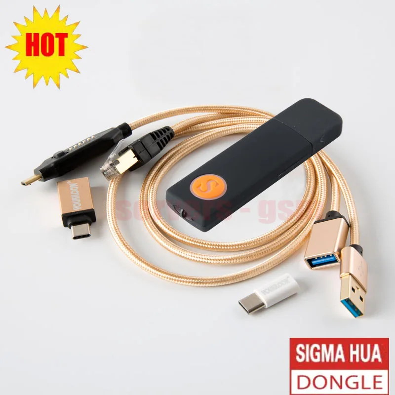 Новый 100% Оригинальный Sigma key ключ sigmakey и UMF all boot cable