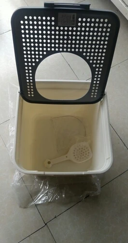 

Cat Supplies Fully Enclosed Drawer Top-entry Cat Litter Box Splash-proof Deodorant Cat Toilet Deodorant Cat Potty