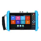 Монитор камеры SEESII 9800PLUS 7 дюймовый тестер системы скрытого видеонаблюдения 4K 1080P IPC CVBS, аналоговый тестовый сенсорный экран с POE HDMI ONVIF H.265 WIFI 8 Гб