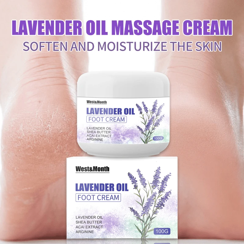 

Lavender Oil Foot Care Cream Foot Cream For Cracked Heels And Dry Skin Hands And Feet Moisturiser Balm For Cracked Heels Hard