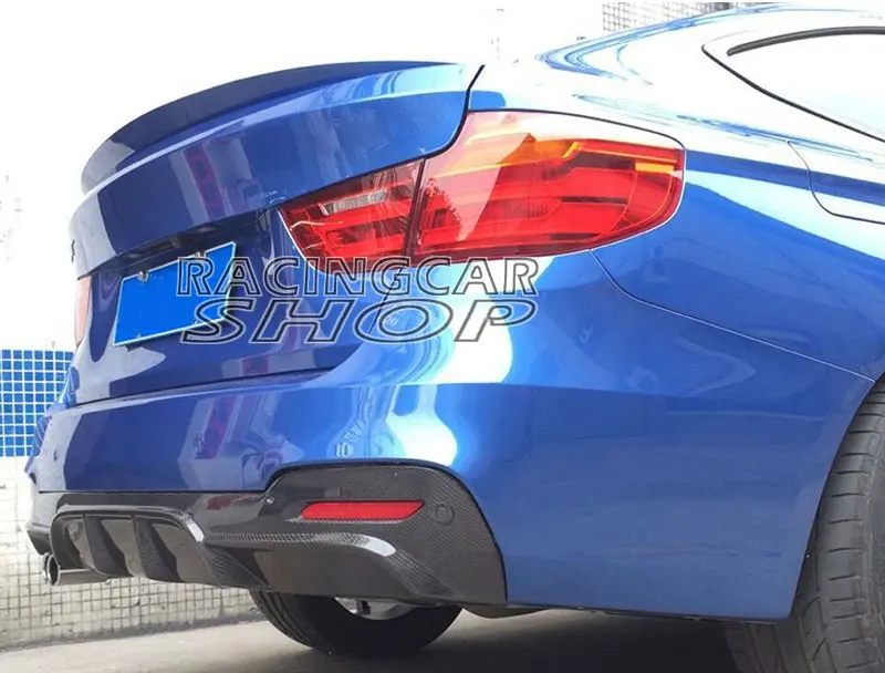 GT Реальные углеродного волокна задний спойлер багажника крыло губы для BMW F34 3-Series