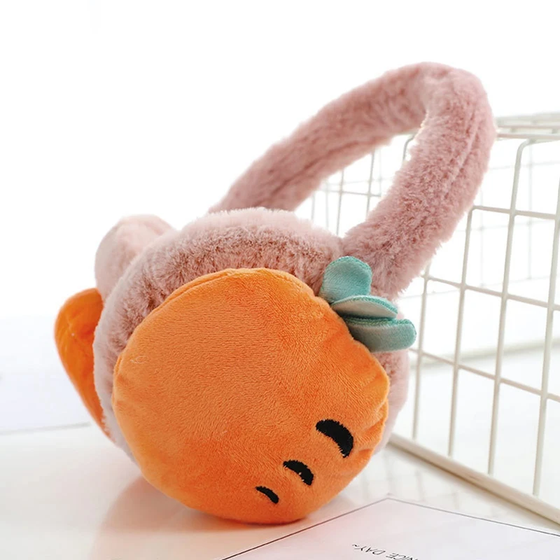 

Наушники женские удобные наушники с изображением фруктов кавайные модные теплые элегантные осенне-зимние наушники подарок для детей