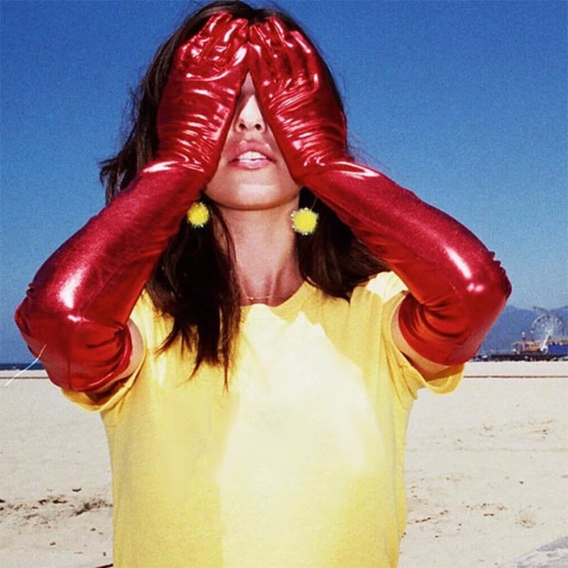 Футболка женская ярко-желтая в стиле Харадзюку однотонная черная на вкус лета 2020