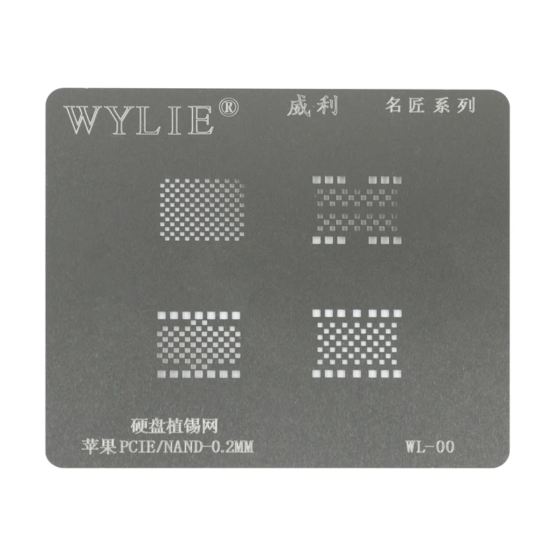 Полный набор BGA трафарет для iPhone 5 5S 5c 6 6+ 6s 6s+ 7 7+ 8 8Plus X XS/XS Ma PCIE NAND - Цвет: WL-00