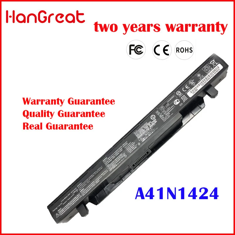 HanGreat A41N1424 Новый аккумулятор для ноутбука Asus GL552 GL552VW GL552J GL552JX ZX50JX ZX50 ZX50V ZX50J ZX50VW