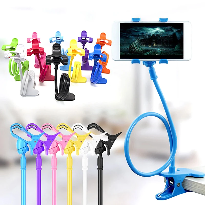 

Universal Phone Holder Flexible 360 Clip Mobile Cell Phone Holder Lazy Bed Desktop Bracket Mount Stand Stand Base Bracket