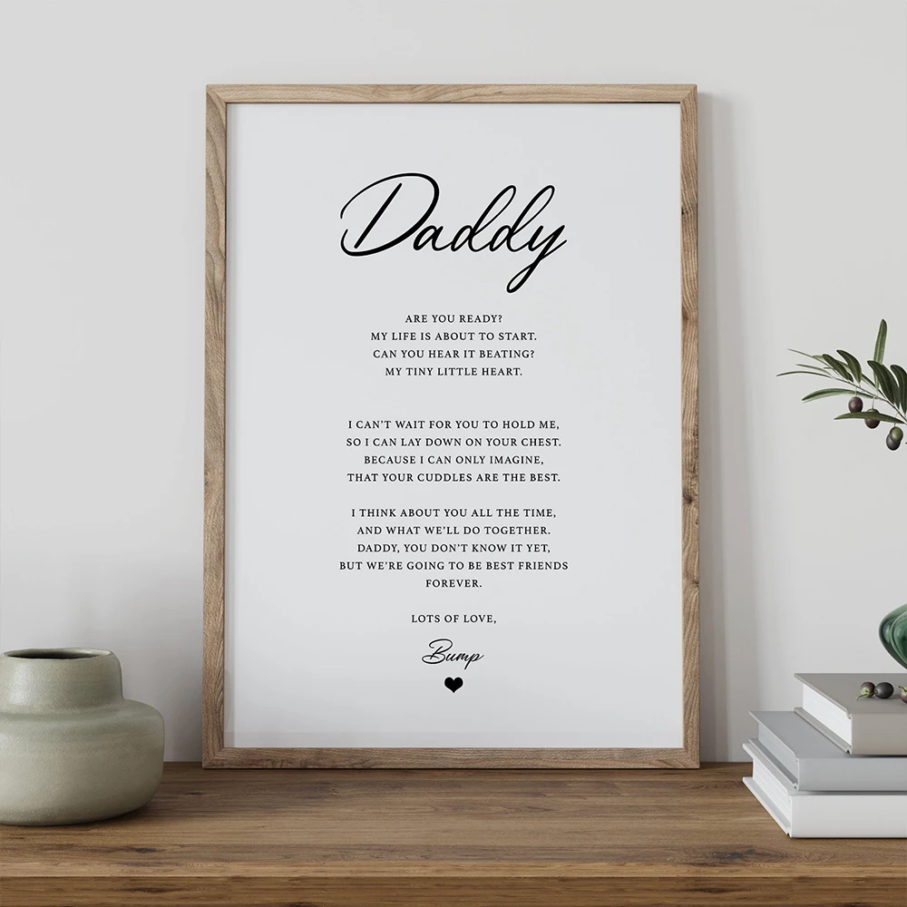 Постеры на холсте с принтом папы домашняя живопись постеры цитатой подарок день