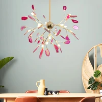 modern led firefly chandelier light stylish tree branch chandelier lamp for kitchen living room bedroom children room loft light