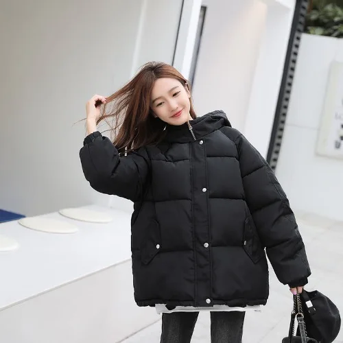 

women's Korean casual student coat winter suit Loose down cotton padded jacket short 2020 new women's dress