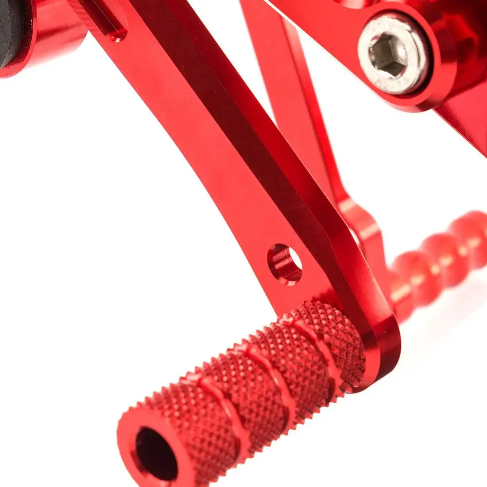 

Adjustable Aluminum Motorcycle Rearset Footpeg Pedal Foot Peg Footrest Rear Set For Aprilia Rs125 2t 1995-2010 Motor Pedal