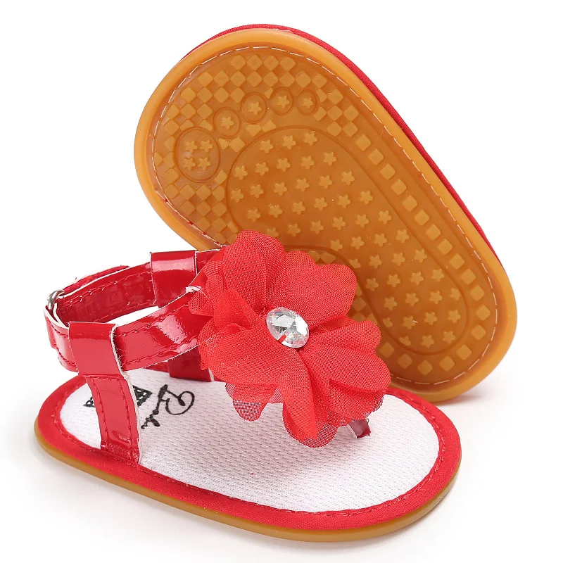 

Brand New Summer Newborn Baby Girl Sandals Flower Soft Sole Baby Shoes Prewalker Summer Princess Sandals for Girls