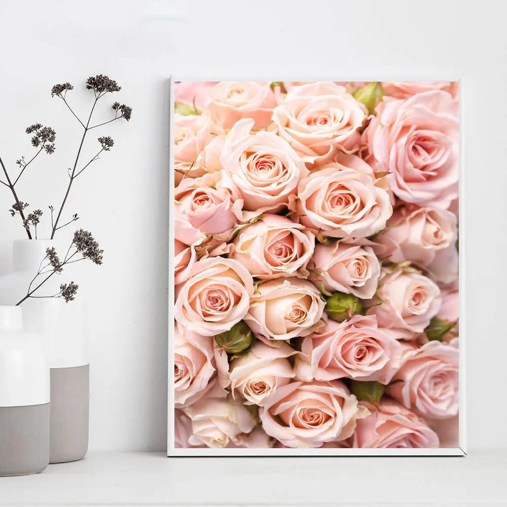 Красивая роза любовь Цитата холст постеры принты минималистский стены Искусство