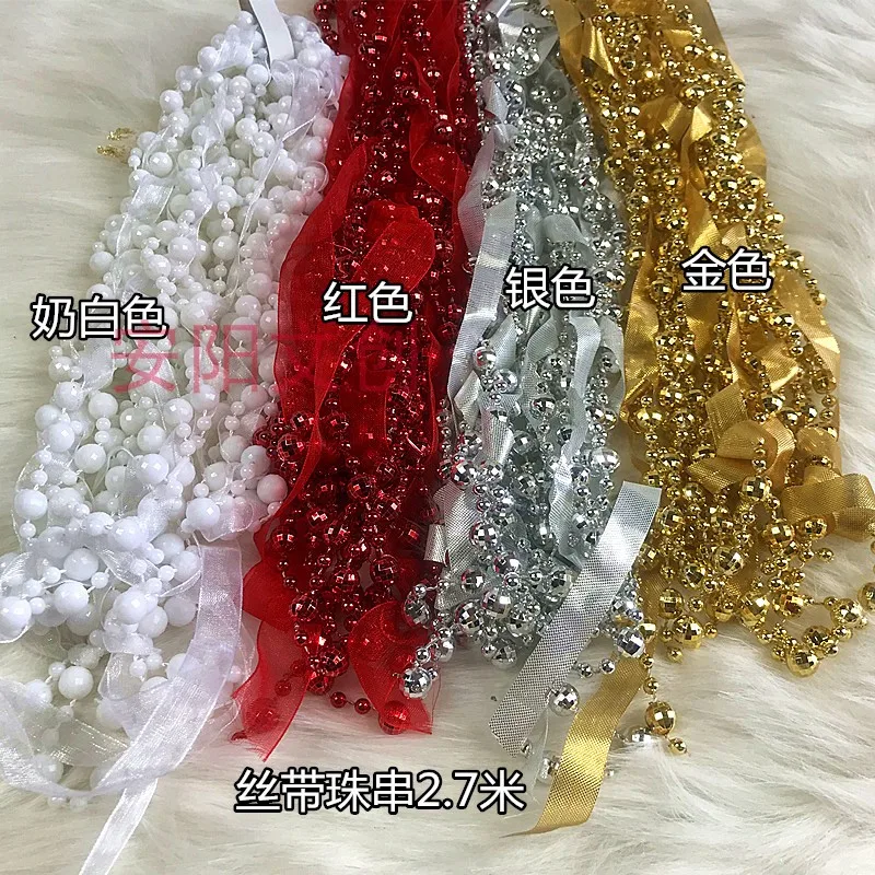 Рождественская елка подвеска рождественские бусины цепочка нитка английский с