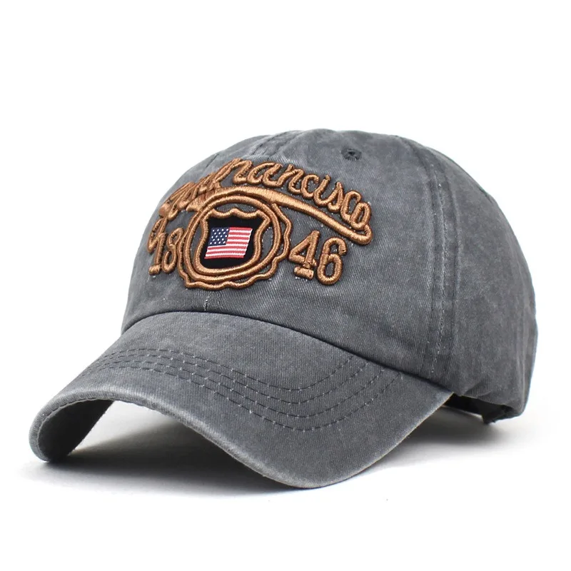 

2021 four seasons letter embroidery cotton Baseball Cap Adjustable outdoor Snapback Hats for men and women 253