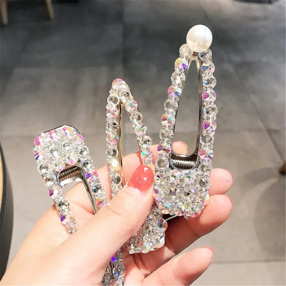 Женская заколка для волос с кристаллами 1 шт.|Шпильки и заколки волос| |